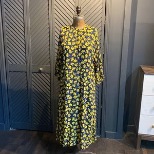 EUC Zara floral maxi dress
